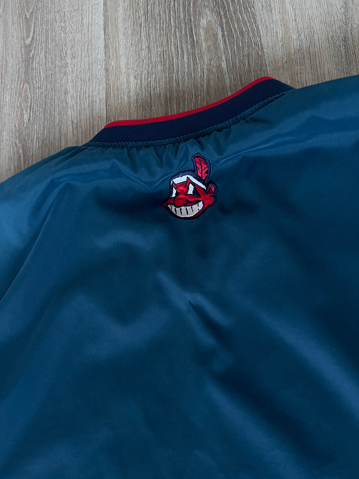 Vintage Cleveland Indians '00s Pullover Windbreaker Jacket - L/XL
