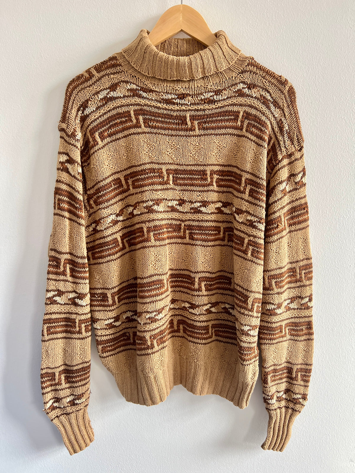 Vintage Polo by Ralph Lauren Southwestern ’90s Turtleneck Sweater – L