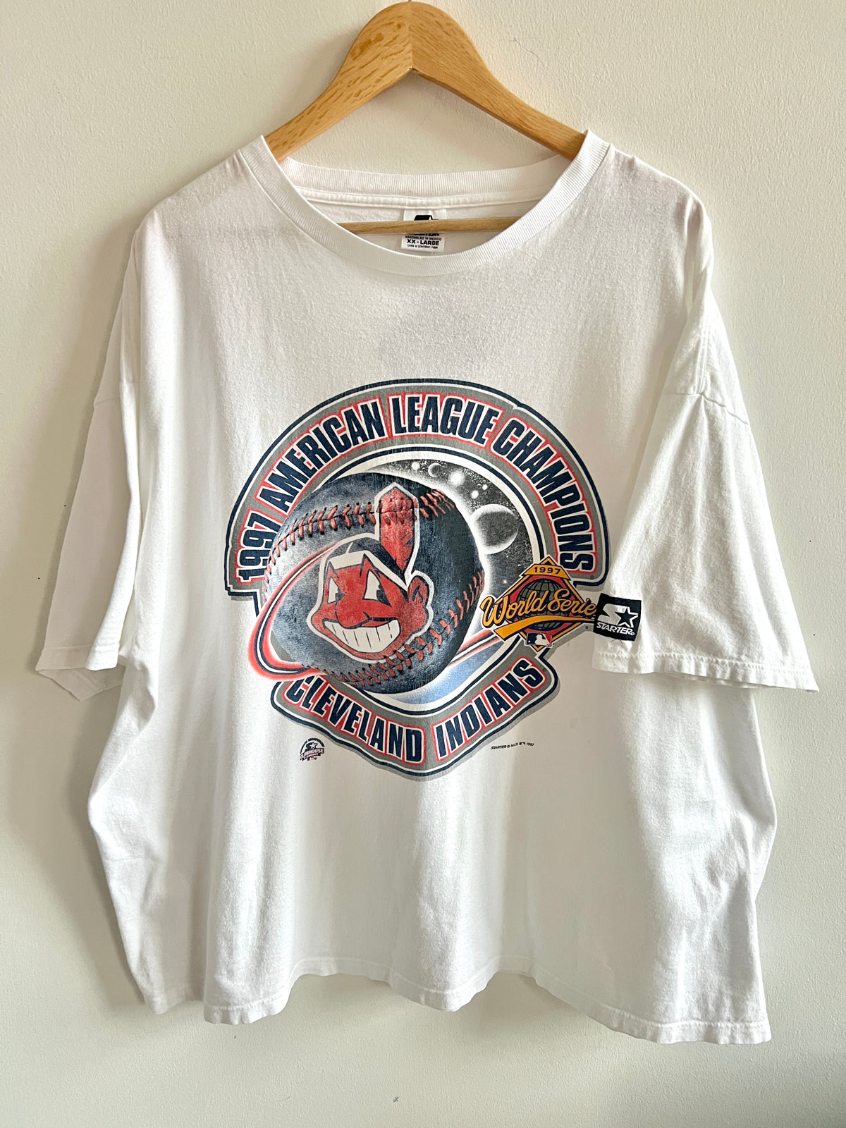 Vintage Cleveland Indians AL Champions ’97 T-Shirt – XXL