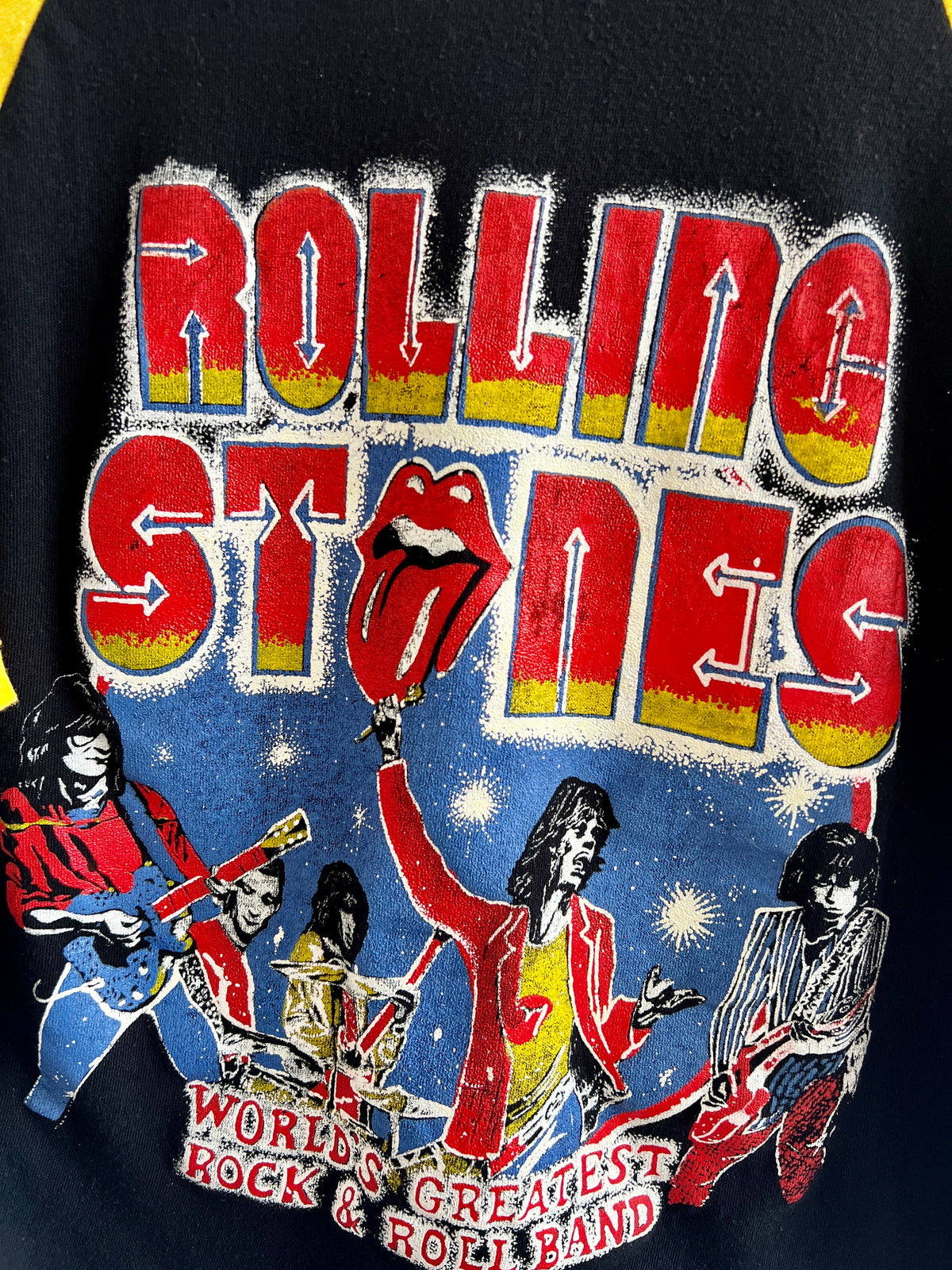 Vintage Rolling Stones US Tour 3/4 Sleeve Bootleg '81-'82 T-Shirt - M