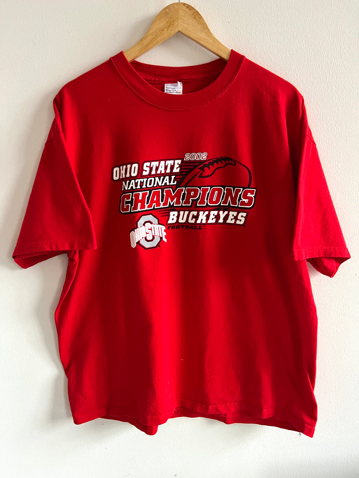 Vintage Ohio State University Football National Champions ’02 T-Shirt – XL