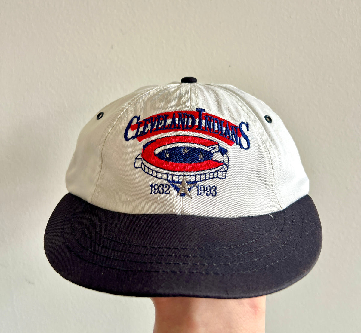 Vintage Cleveland Indians Stadium Farewell ’93 Snapback Hat