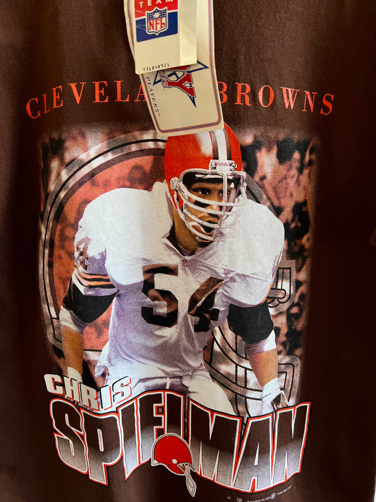 Vintage Cleveland Browns Chris Spielman ’99 T-Shirt – M
