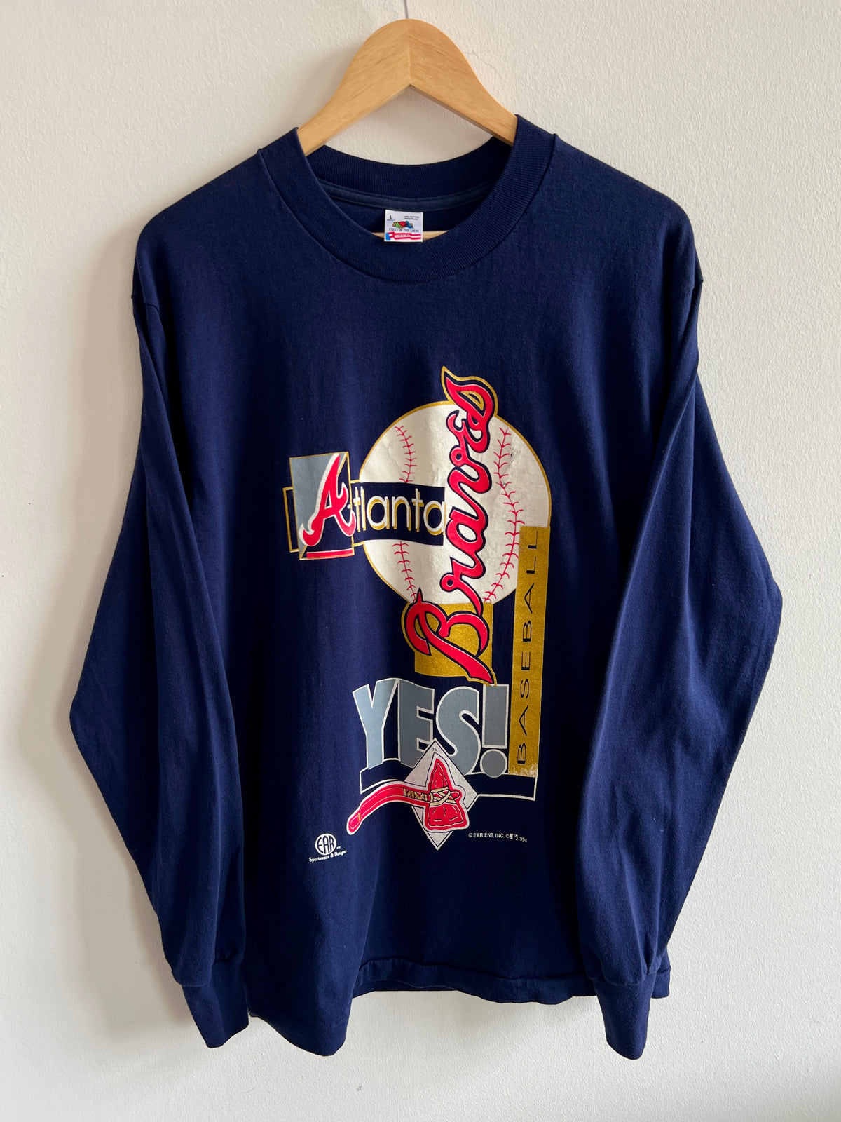 Vintage Atlanta Braves ’94 Long-Sleeve T-Shirt – L