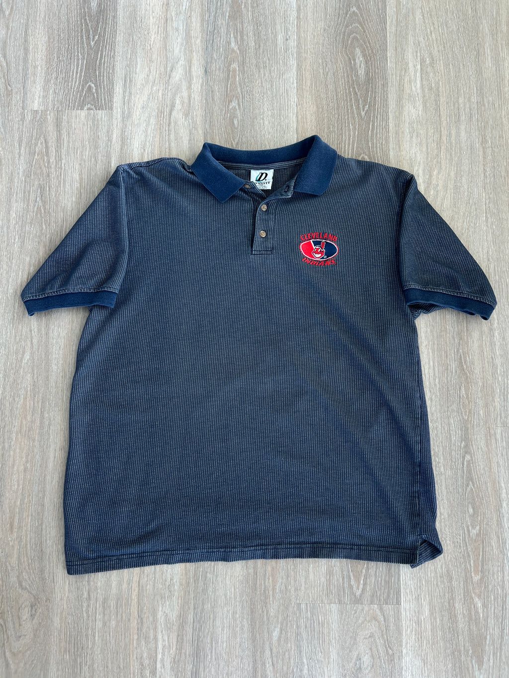 Vintage Cleveland Indians Heavyweight ’90s Polo – XL/XXL