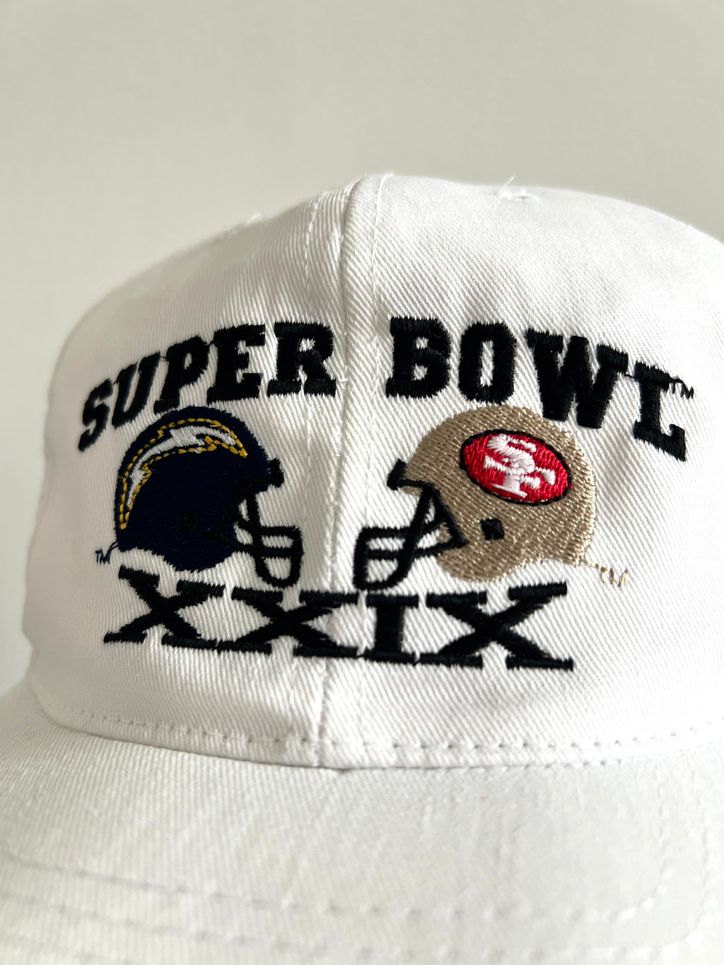 Vintage Super Bowl XXIX Chargers vs. 49ers ’95 Snapback Hat