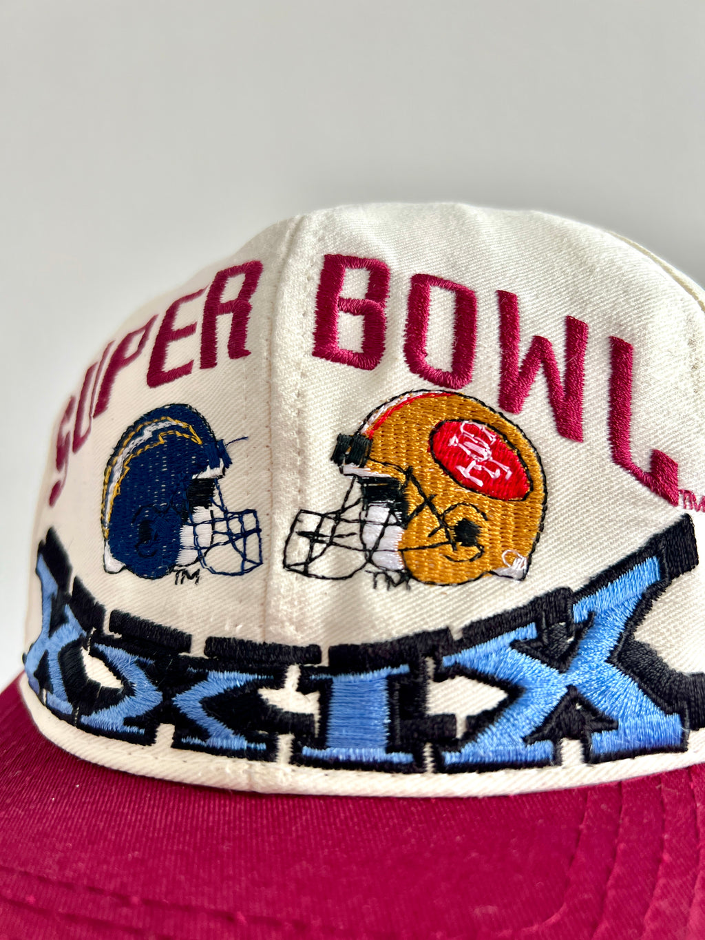 Vintage Super Bowl XXIX Chargers vs. 49ers ’95 Snapback Hat