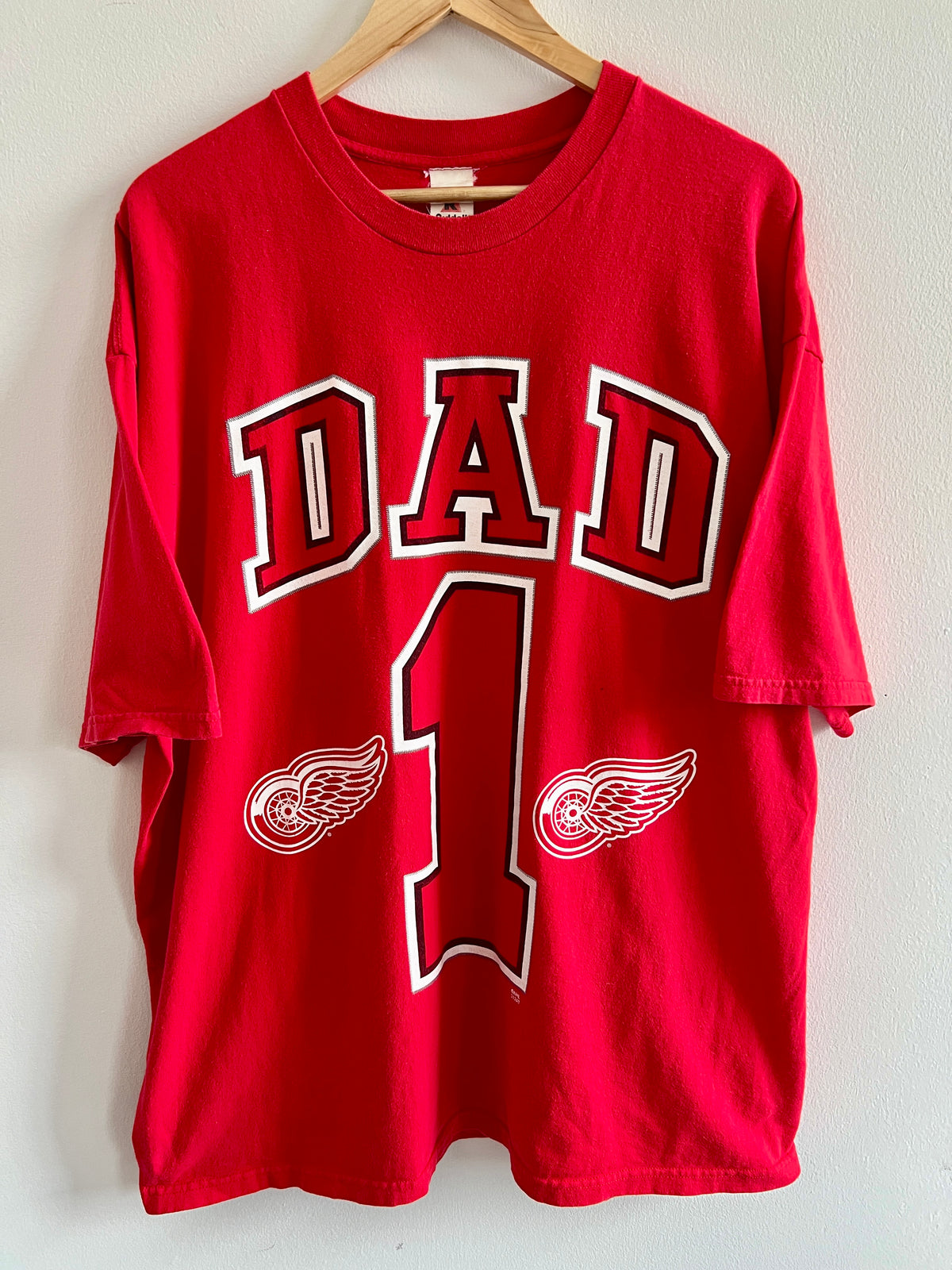 Vintage Detroit Red Wings Dad ’90s T-Shirt – XL Tall