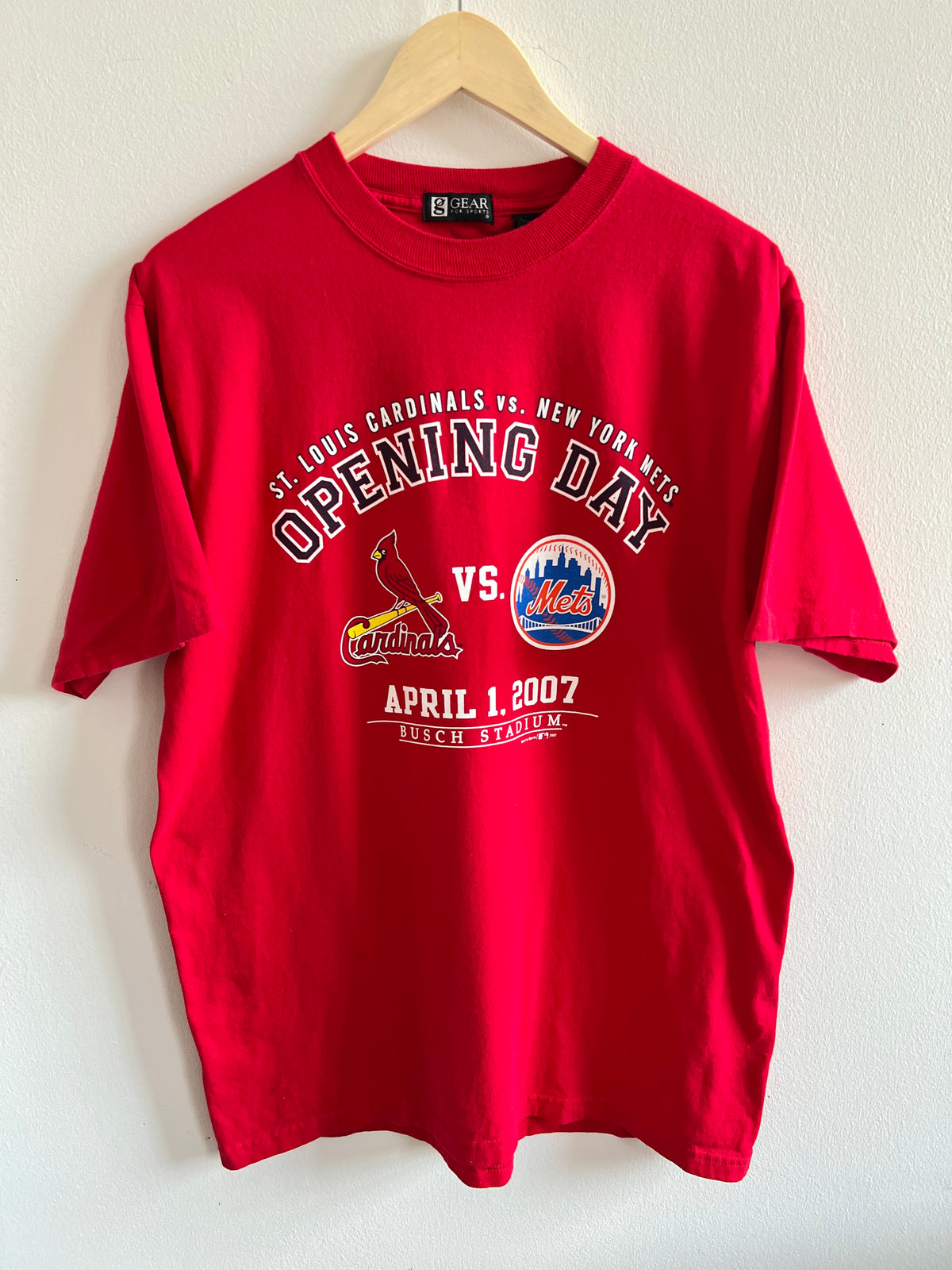 Vintage St. Louis Cardinals New York Mets Opening Day ’07 T-Shirt – L
