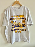 Vintage Los Angeles Lakers Western Conference Champions ’01 T-Shirt – XL