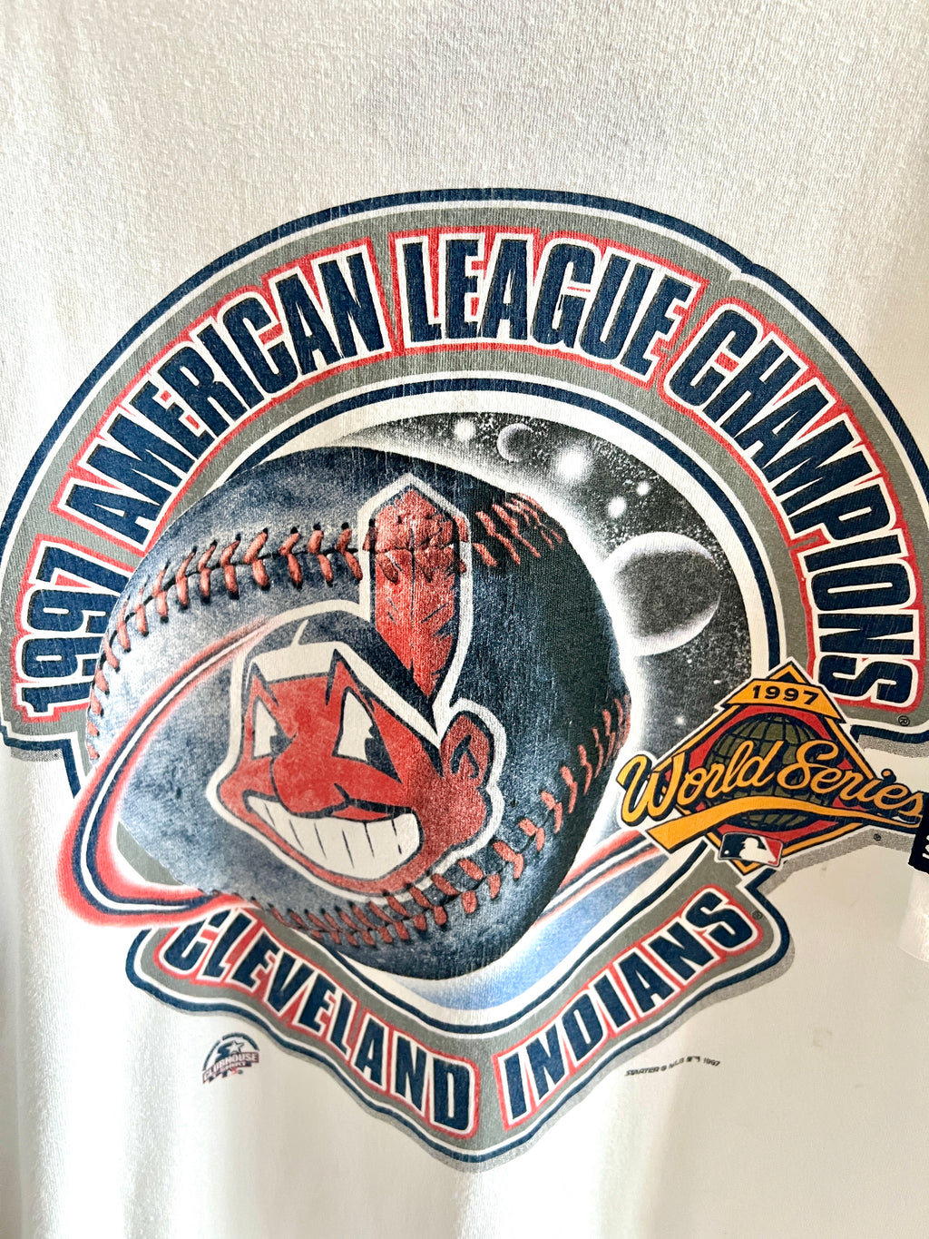 Vintage Cleveland Indians AL Champions ’97 T-Shirt – XXL