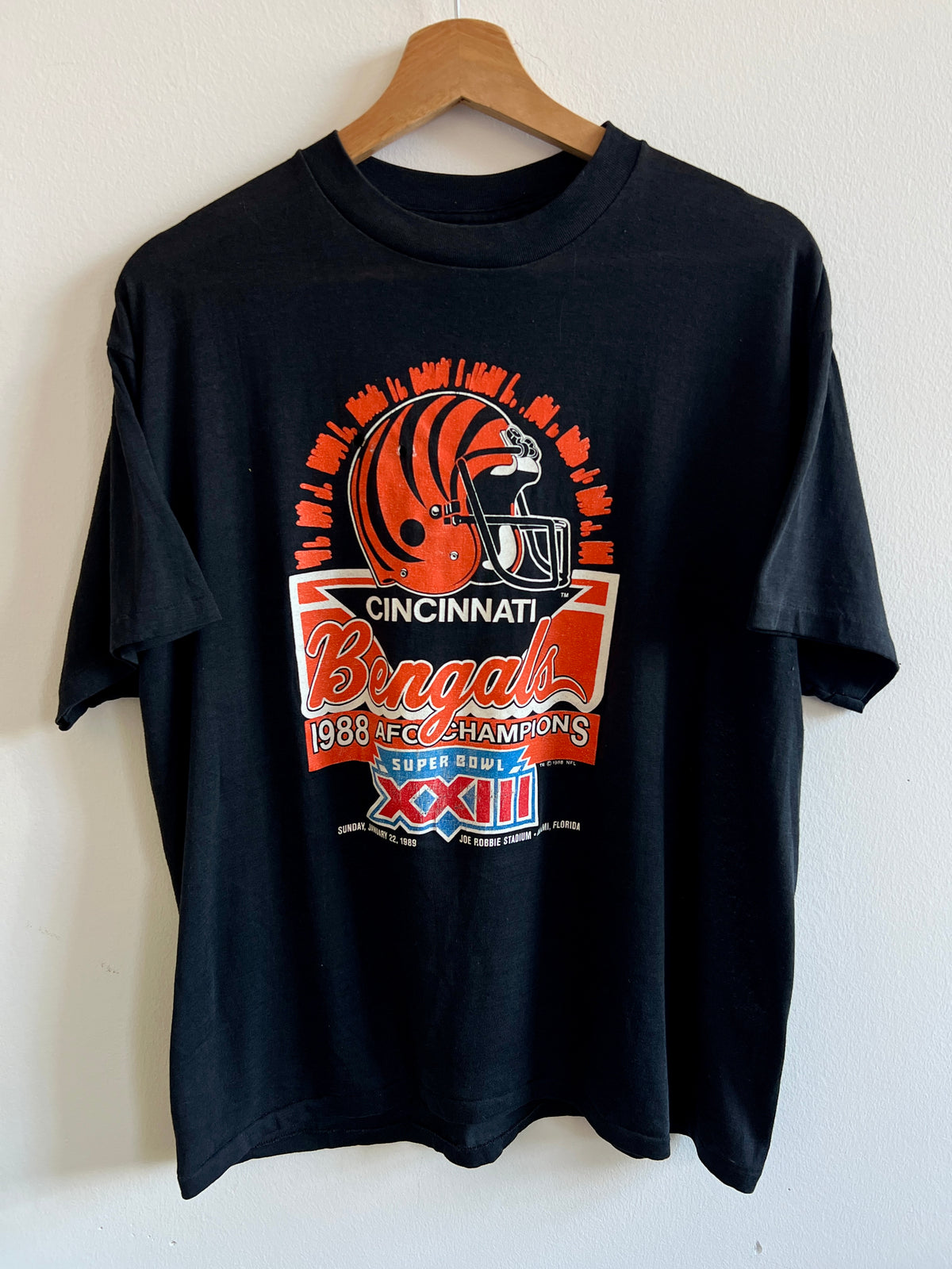Vintage Cincinnati Bengals AFC Champions ’88 T-Shirt – L