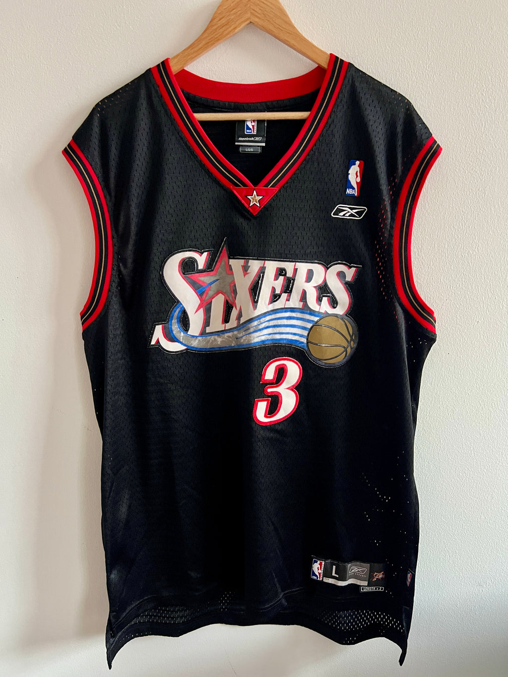 Vintage Allen Iverson Philadelphia 76ers ’00s Jersey – XL