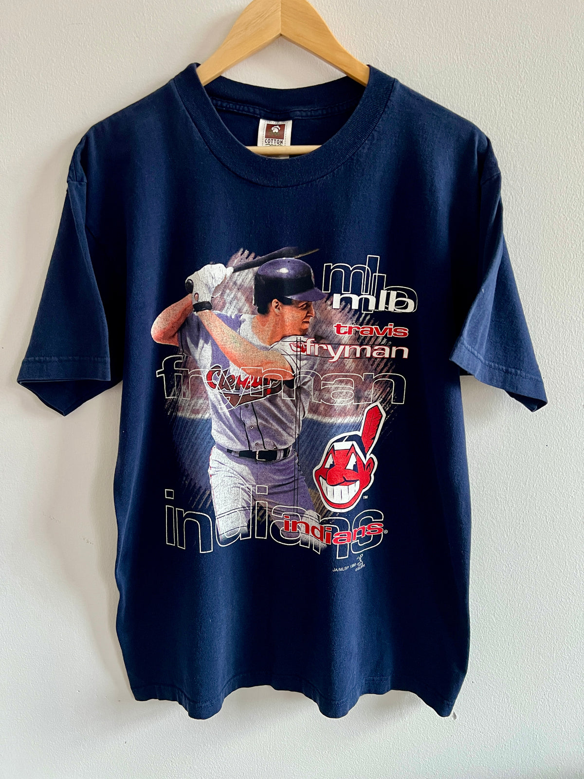 Vintage Cleveland Indians Travis Fryman ’99 T-Shirt – L