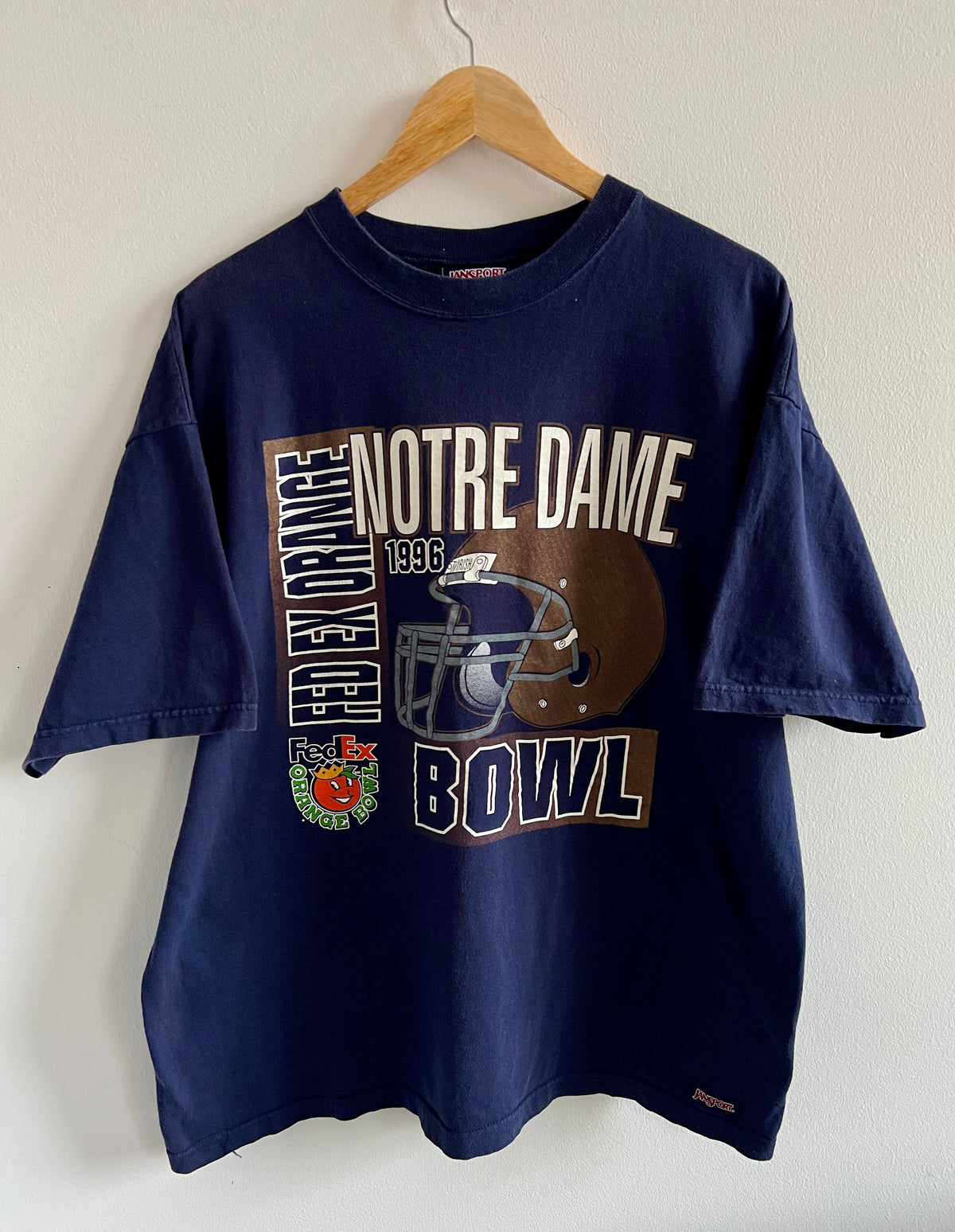 Vintage University of Notre Dame FedEx Orange Bowl ’96 T-Shirt – XL