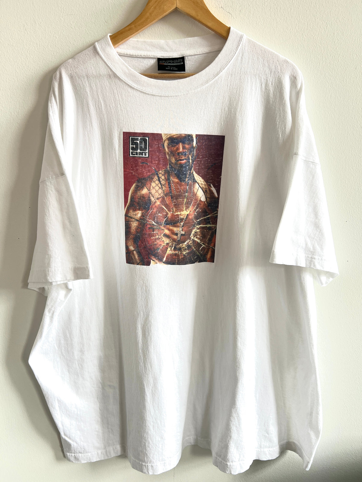 Vintage 50 Cent Get Rich or Die Tryin’ ’00s Heavyweight T-Shirt – 5XL