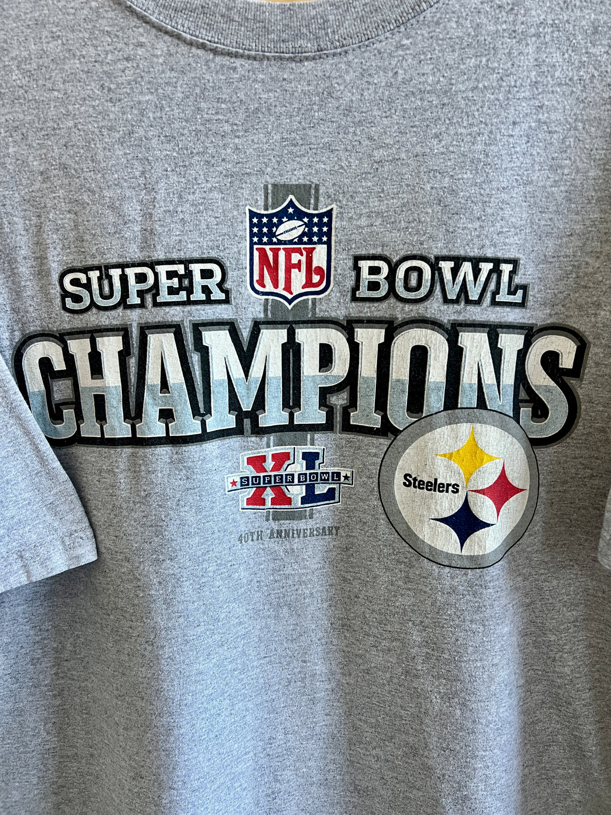 Vintage Pittsburgh Steelers Super Bowl Champions ’06 T-Shirt – XL