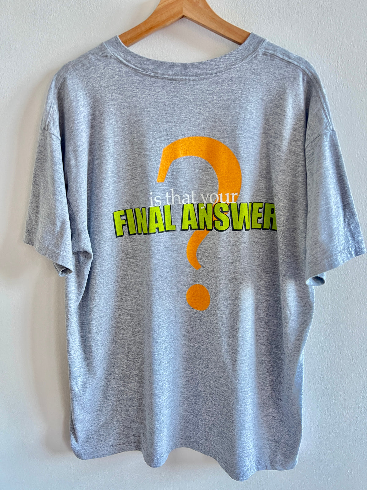Vintage Who Wants to Be a Millionaire? ’90s T-Shirt – XL