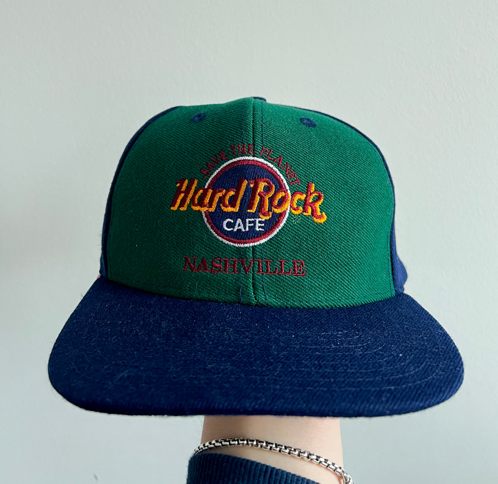 Vintage Hard Rock Cafe Nashville Tennessee ’90s Snapback Hat