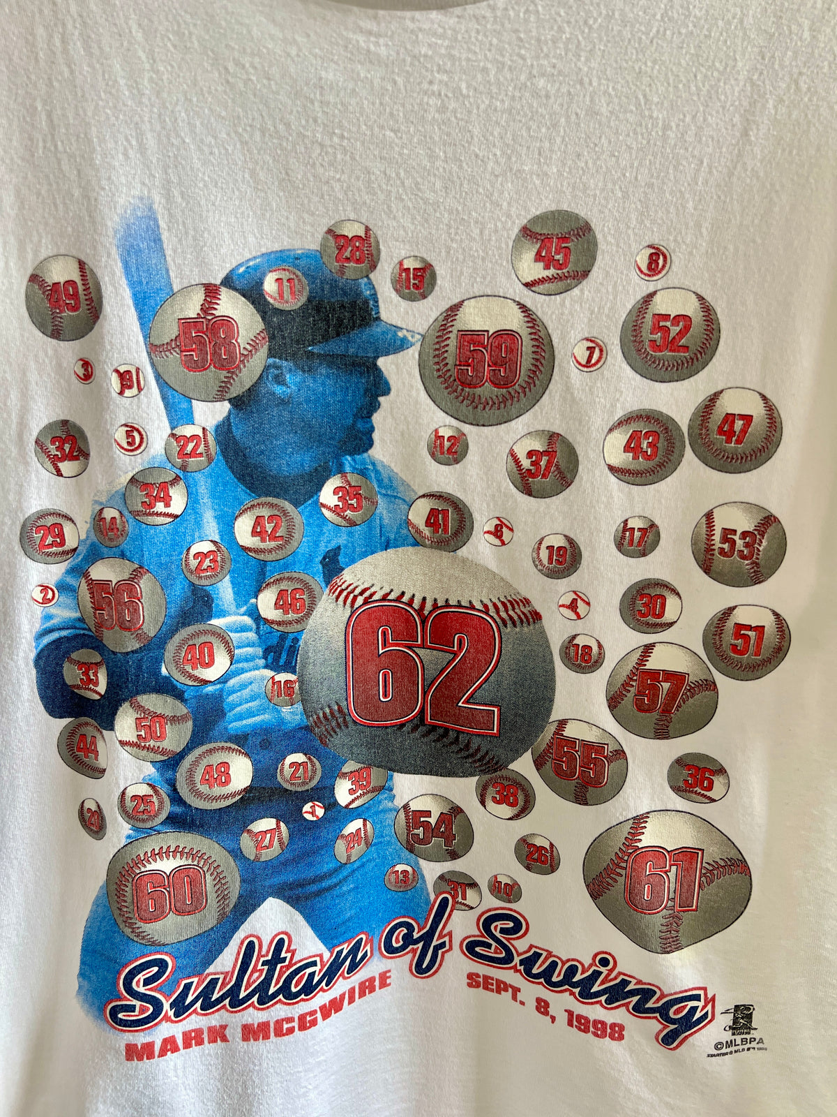 Vintage Mark McGwire Home Run ’98 T-Shirt – L/XL