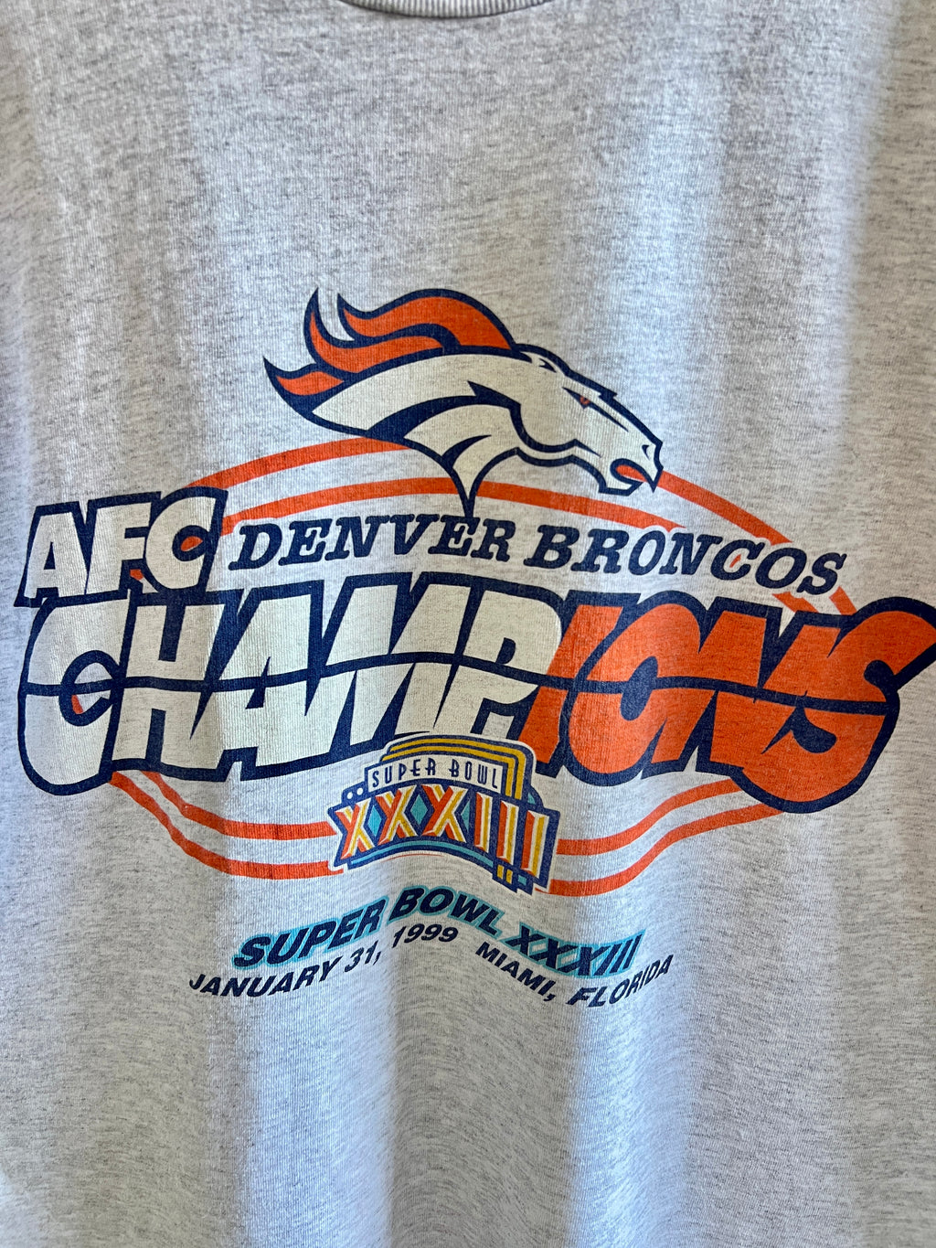 Vintage Denver Broncos AFC Champions ’99 T-Shirt – L