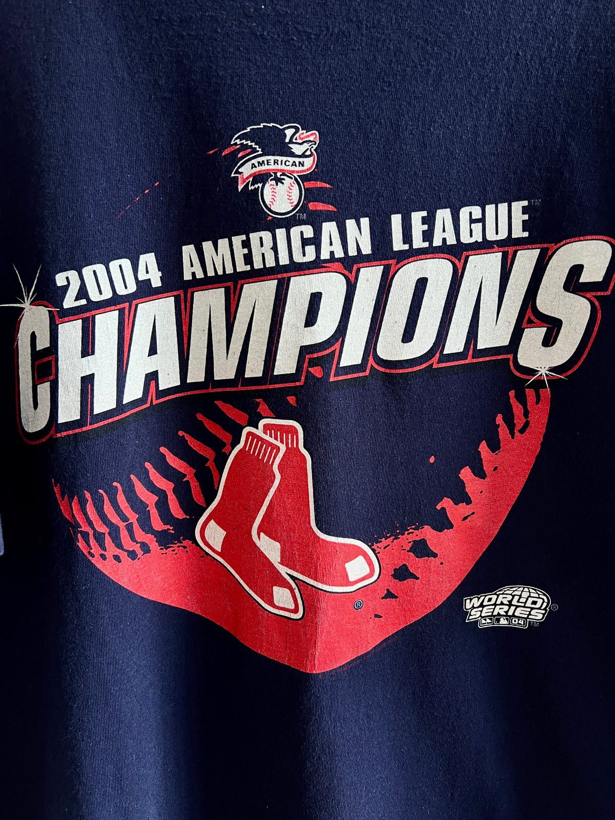 Vintage Boston Red Sox American League Champions ’04 T-Shirt – XL