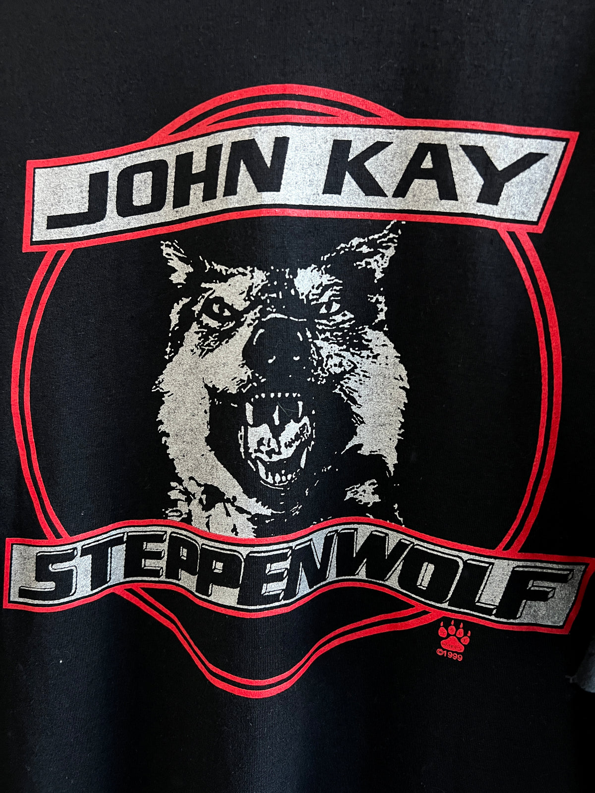 Vintage John Kay and Steppenwolf Concert ’99 T-Shirt – XL