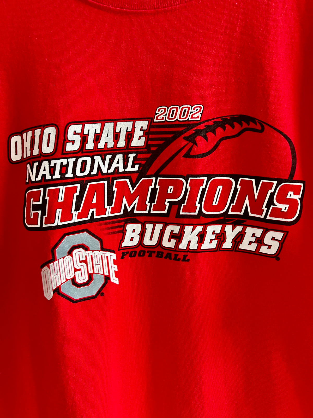 Vintage Ohio State University Football National Champions ’02 T-Shirt – XL