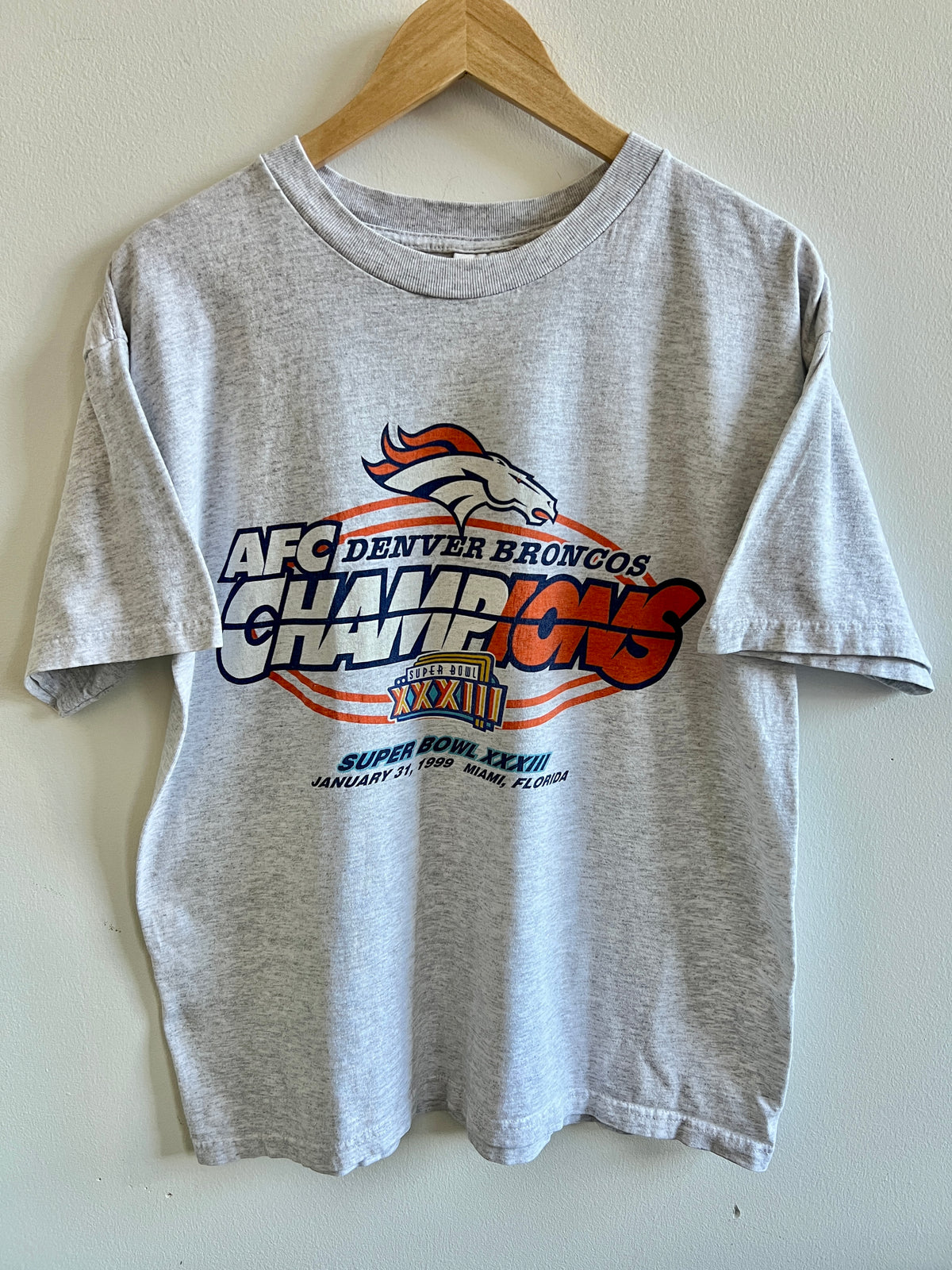 Vintage Denver Broncos AFC Champions ’99 T-Shirt – L