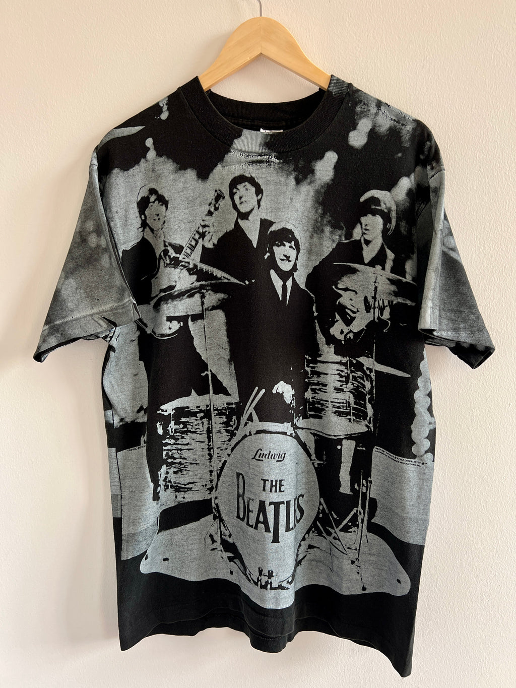 Vintage The Beatles ’90s All-Over Print T-Shirt – L