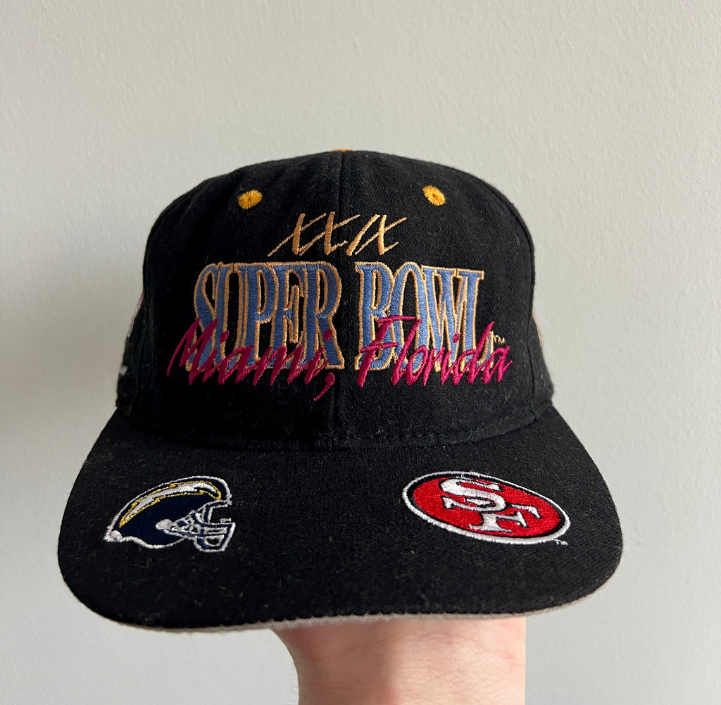 Vintage Super Bowl XXIX Chargers vs. 49ers ’95 Snapback Hat