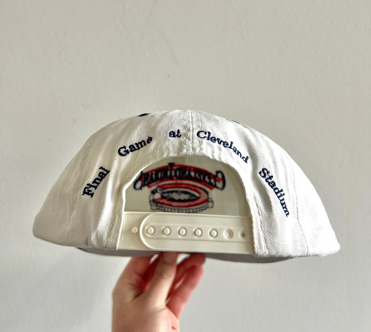 Vintage Cleveland Indians Stadium Farewell ’93 Snapback Hat