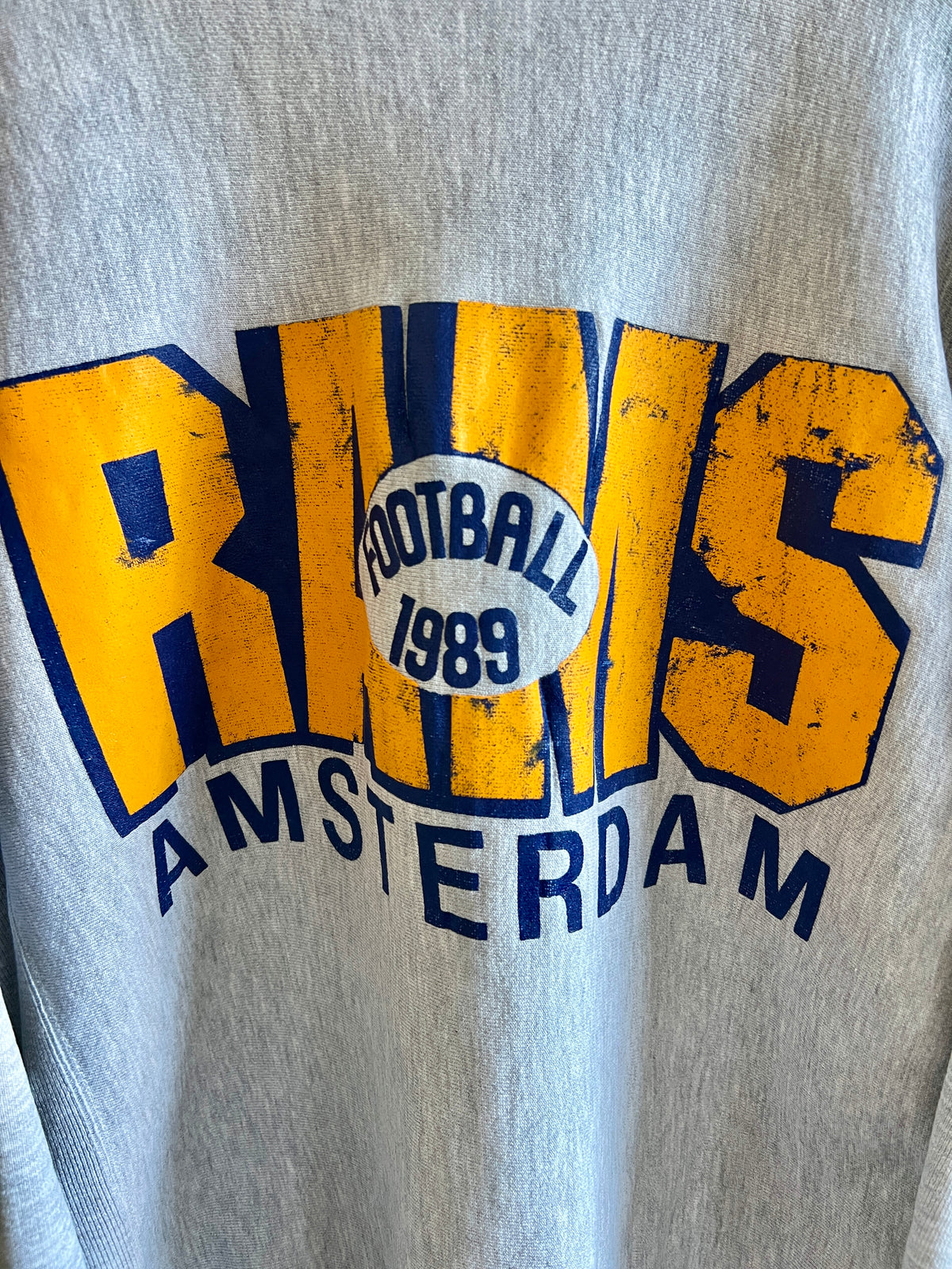 Vintage Los Angeles Rams Football Amsterdam ’89 Heavyweight Crewneck Sweatshirt – L/XL