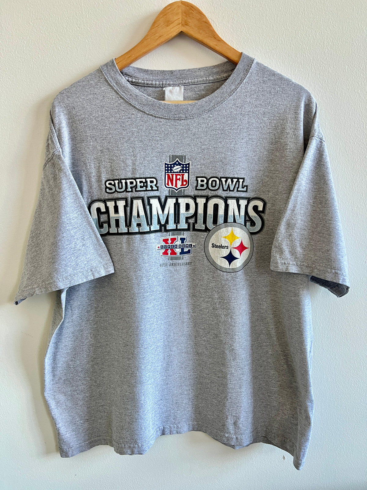 Vintage Pittsburgh Steelers Super Bowl Champions ’06 T-Shirt – XL