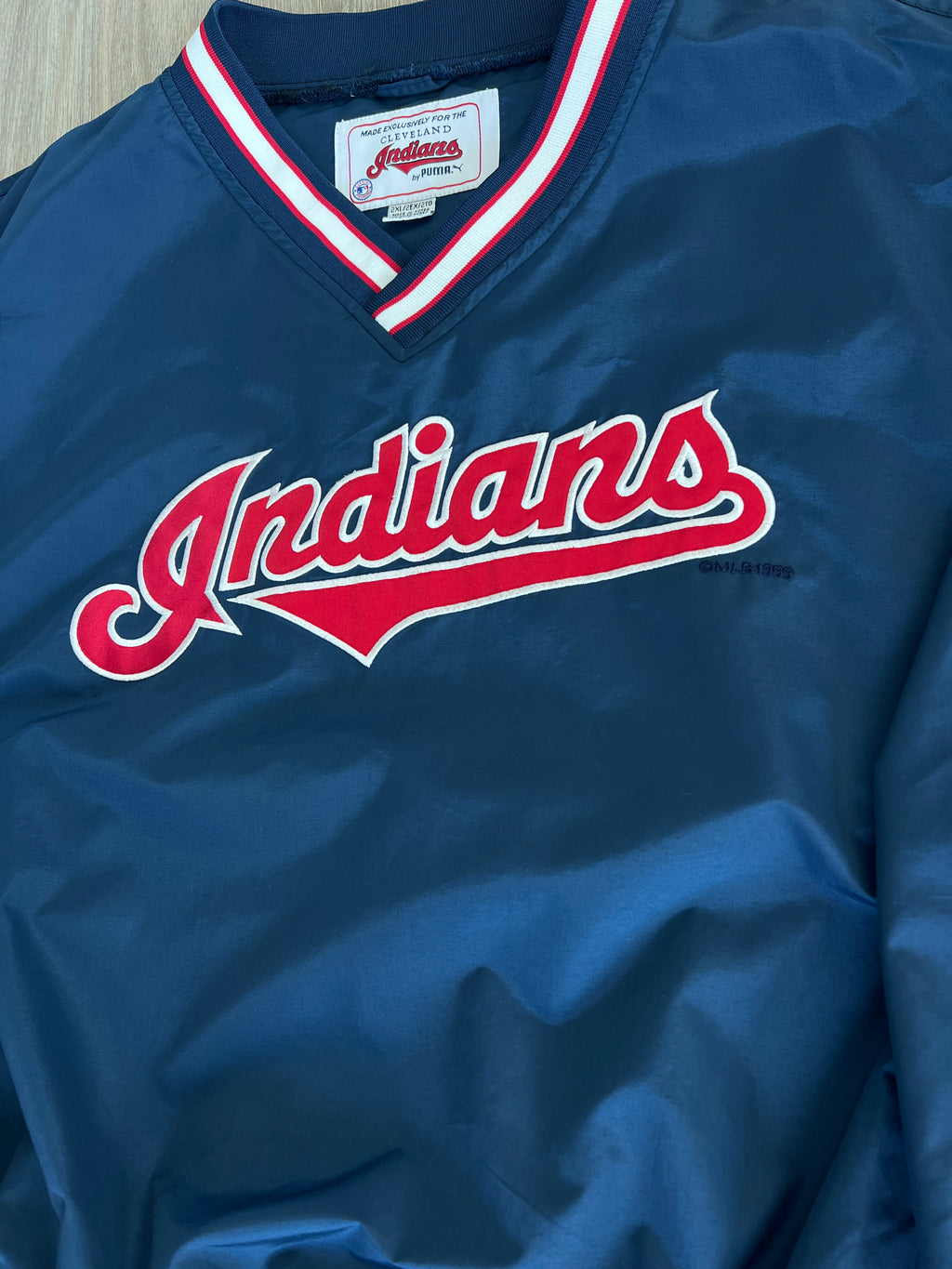 Vintage Cleveland Indians ‘99 Pullover Windbreaker Jacket - XL/XXL