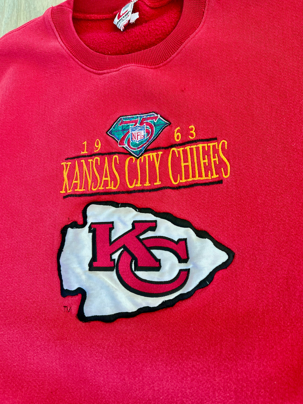 Vintage Kansas City Chiefs '94 Crewneck Sweatshirt - L/XL