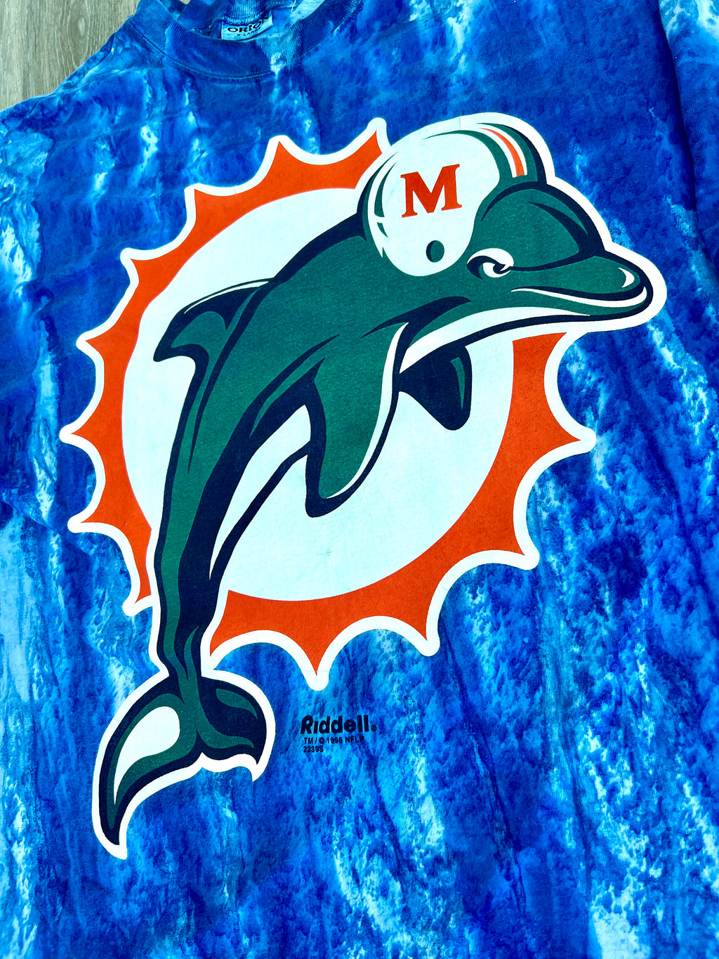 Vintage Miami Dolphins '98 Tie-Dye T-Shirt - XL