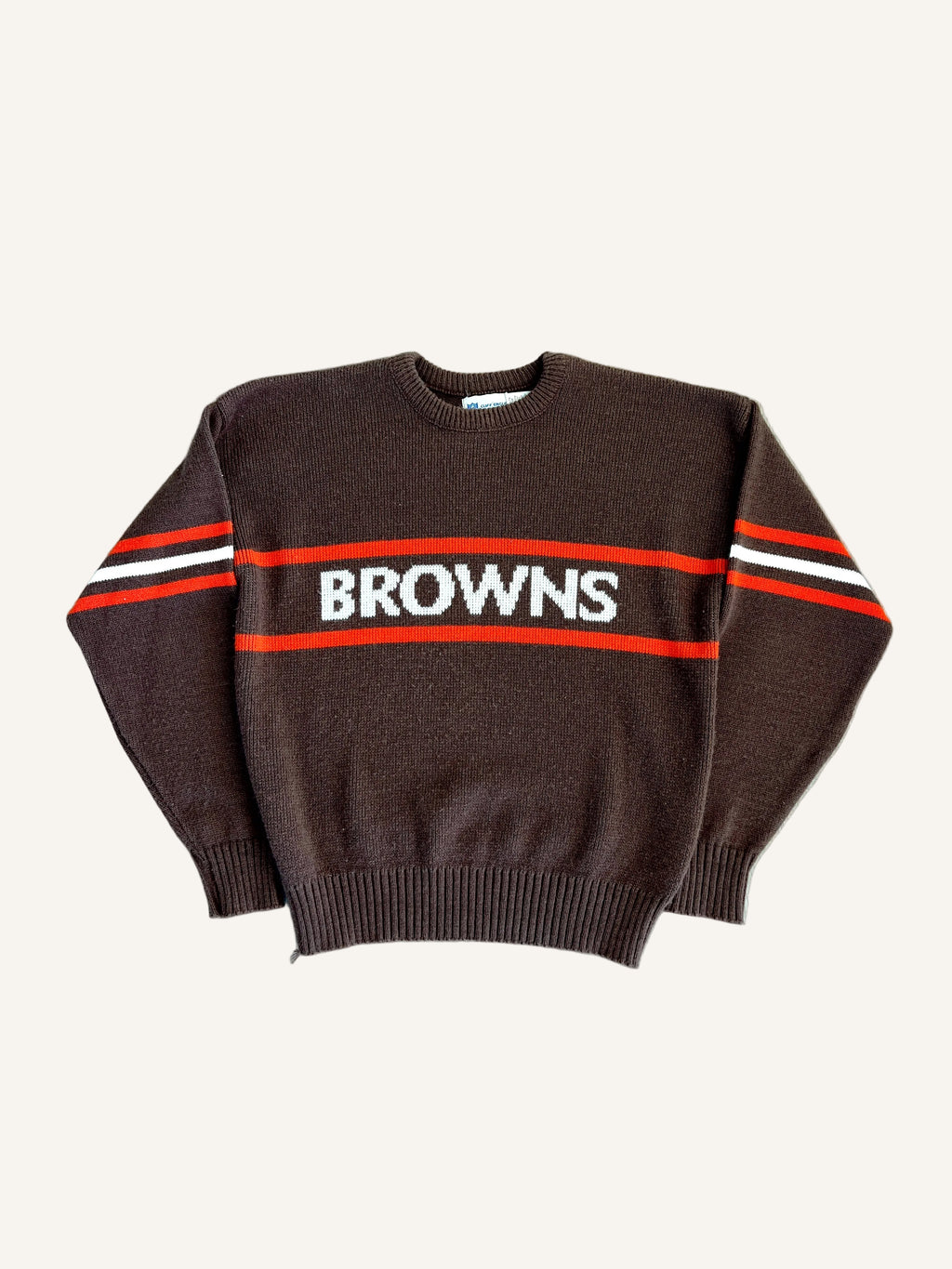 Vintage Cleveland Browns '80s Cliff Engle Sweater - L/XL
