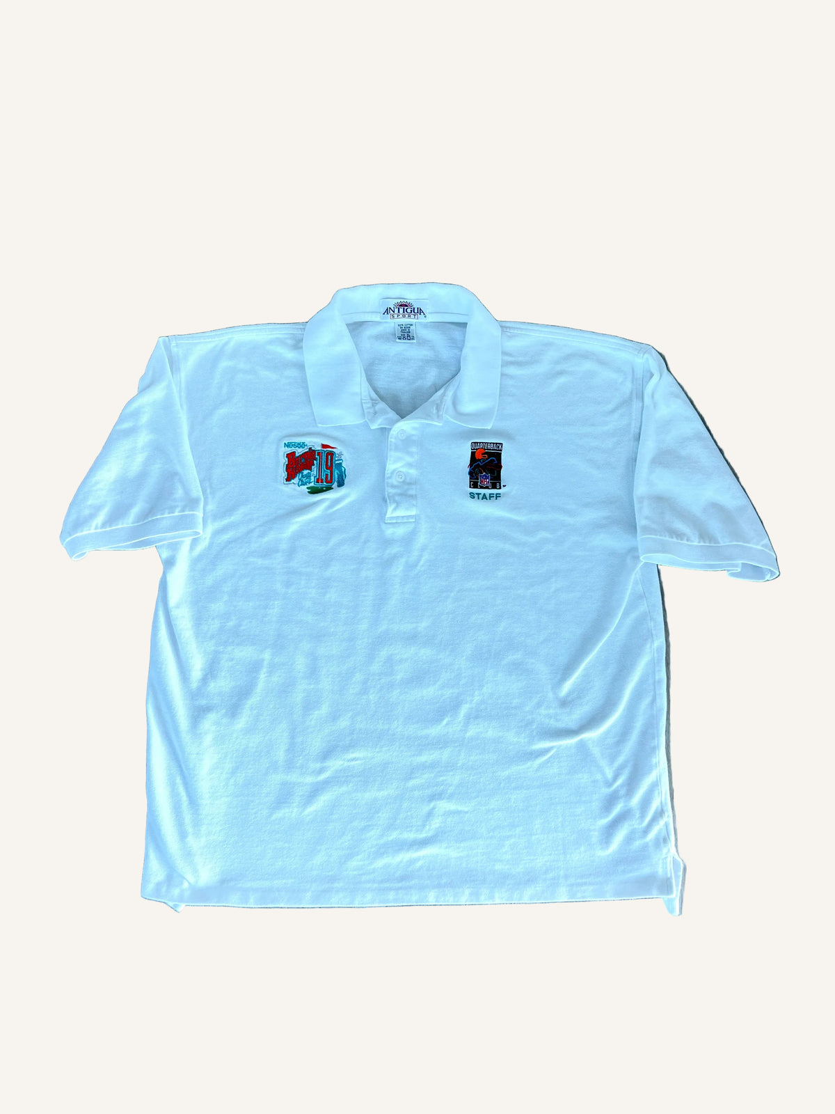 Vintage NFL QB Club Bernie Kosar Charity Golf Classic '90s Heavyweight Polo - L/XL