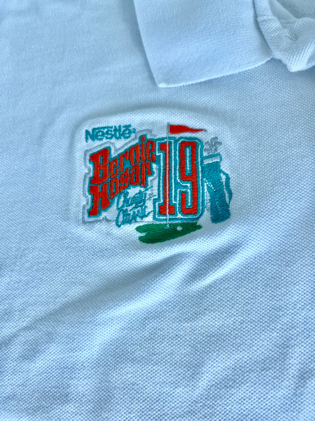 Vintage NFL QB Club Bernie Kosar Charity Golf Classic '90s Heavyweight Polo - L/XL
