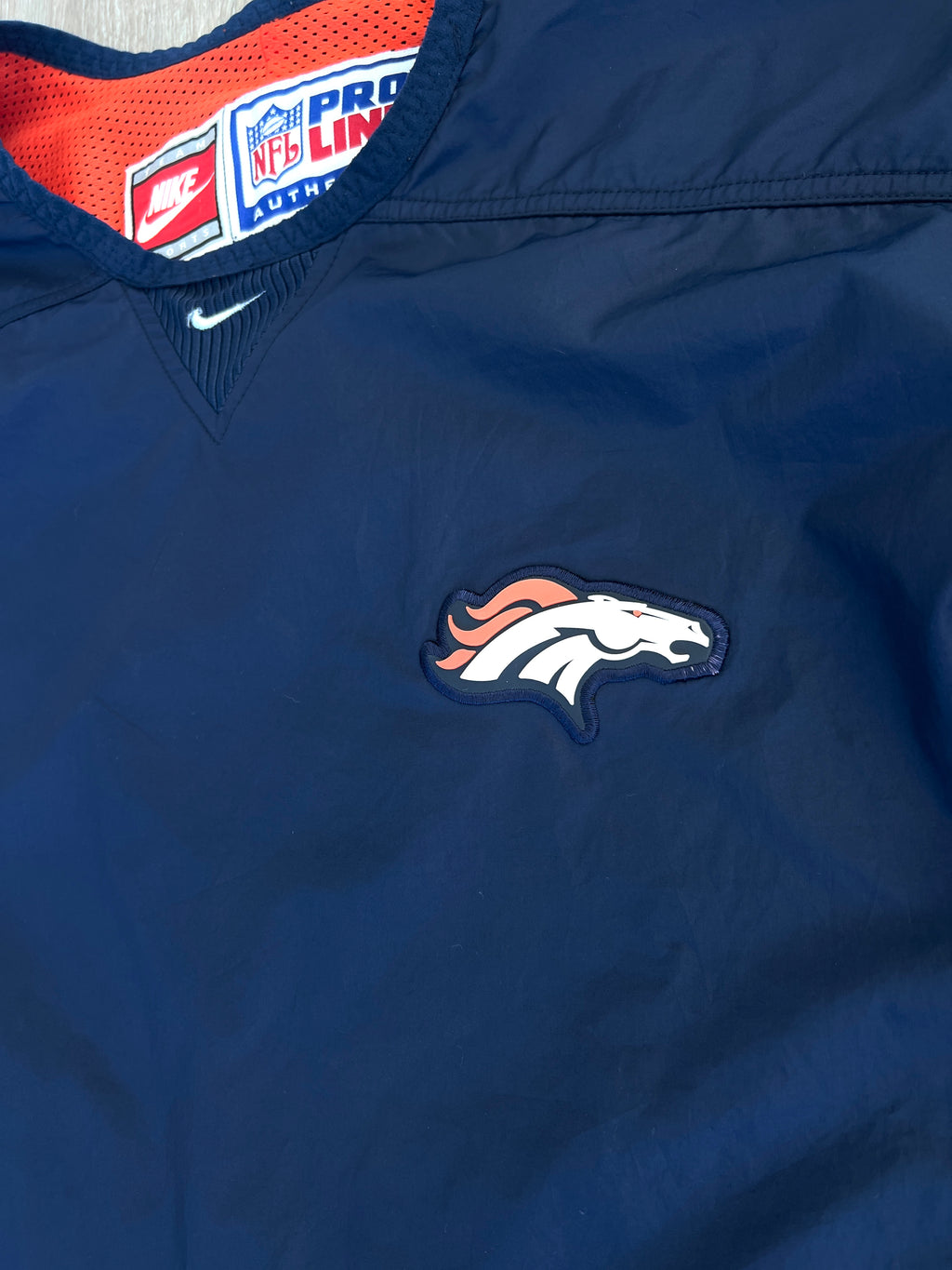 Vintage Denver Broncos '90s Nike Pullover Windbreaker Jacket - XL