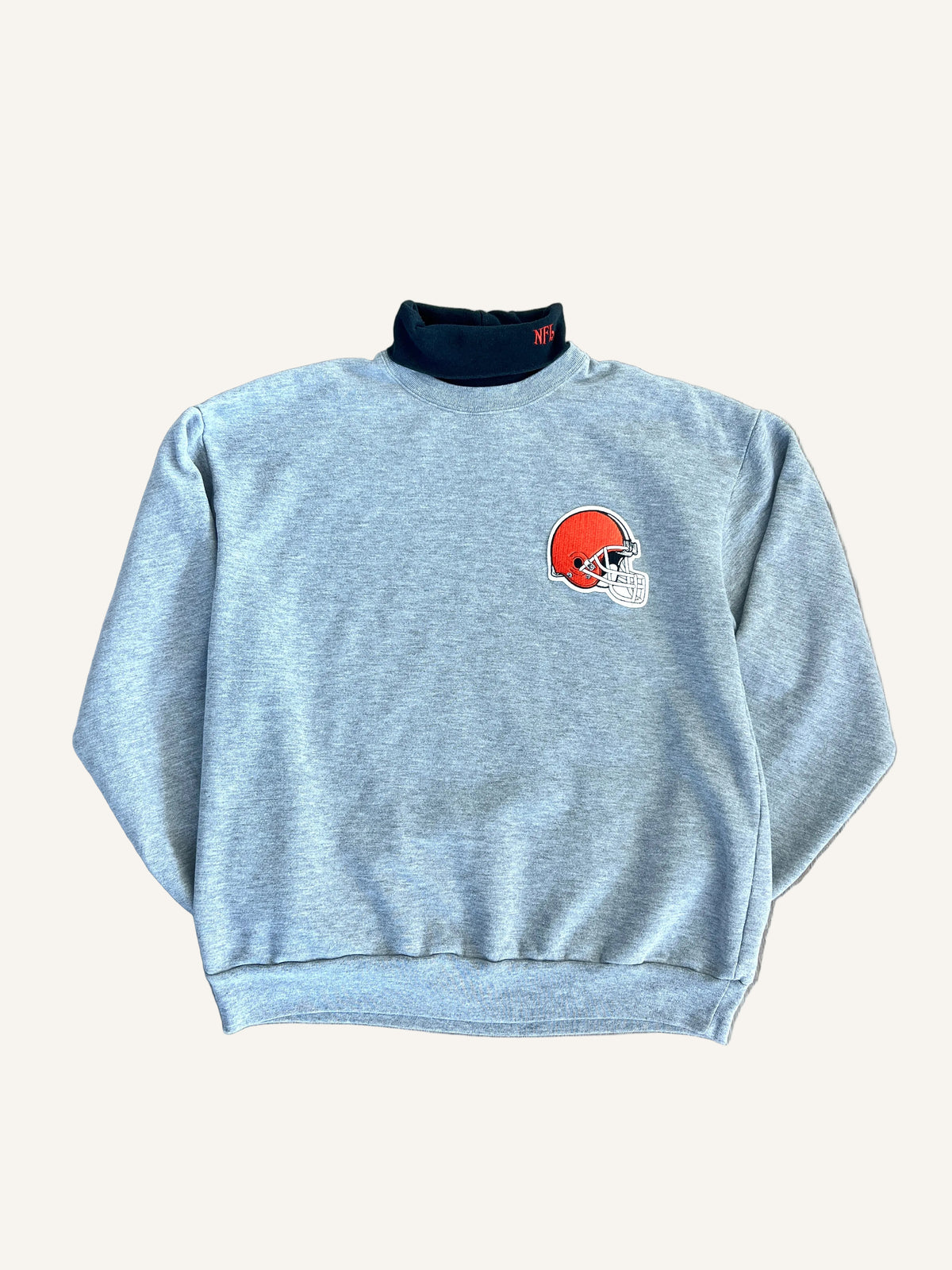 Vintage Cleveland Browns '90s Turtleneck Sweatshirt - XXL