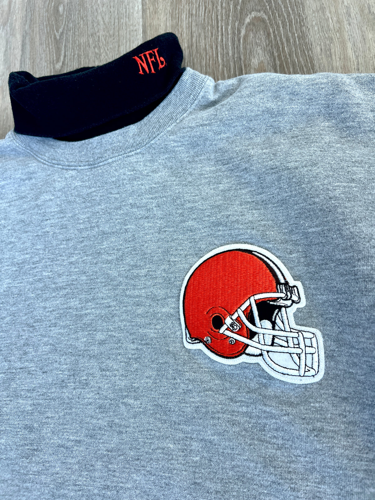 Vintage Cleveland Browns '90s Turtleneck Sweatshirt - XXL