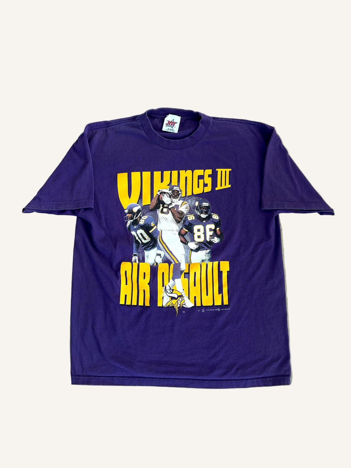 Vintage Minnesota Vikings Wide Receivers '98 T-Shirt - XL