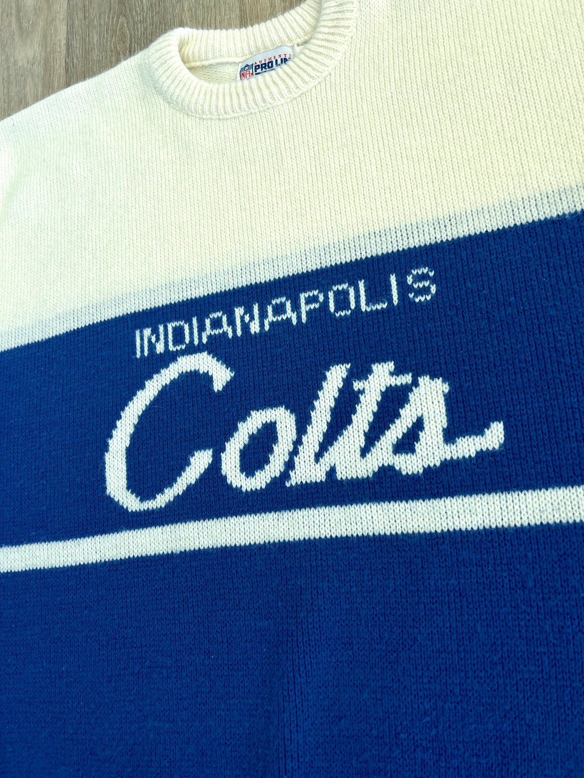Vintage Indianapolis Colts '80s Cliff Engle Sweater - XL