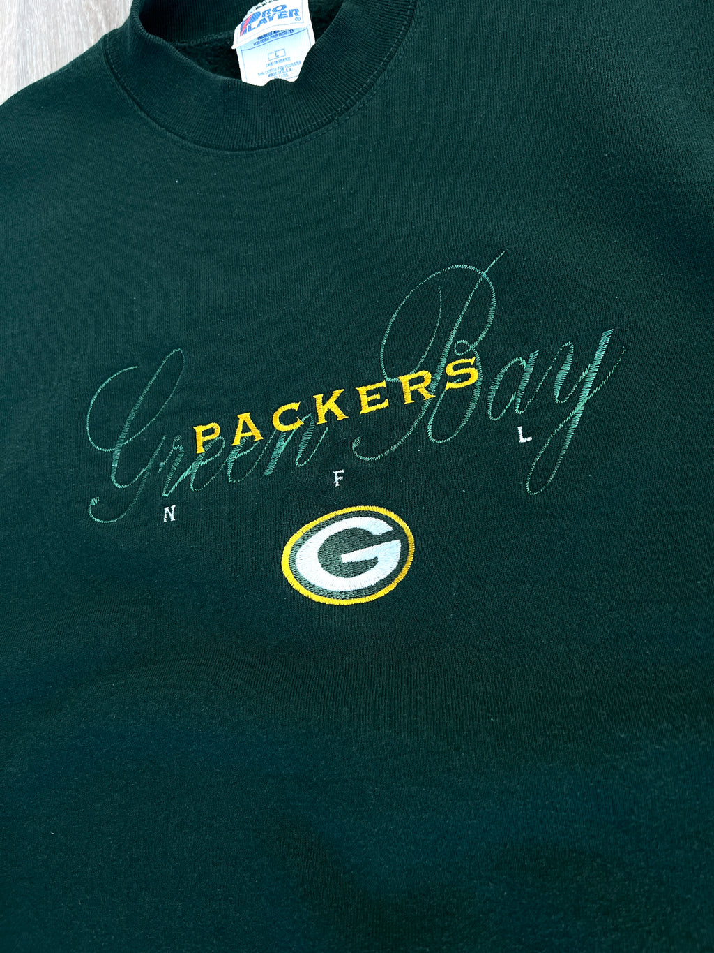 Vintage Green Bay Packers '90s Crewneck Sweatshirt - L