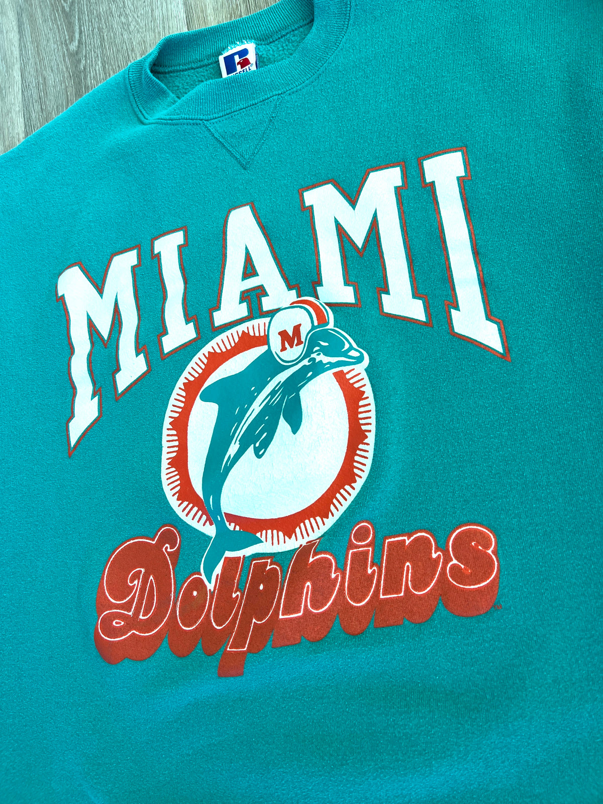 Vintage Miami Dolphins '90s Crewneck Sweatshirt - L