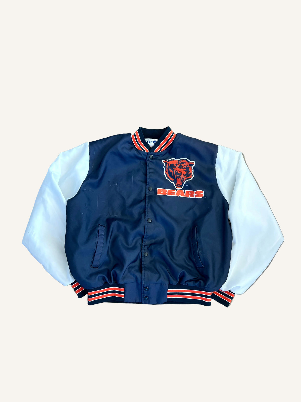Vintage Chicago Bears '80s Fanimation Windbreaker Jacket - L/XL