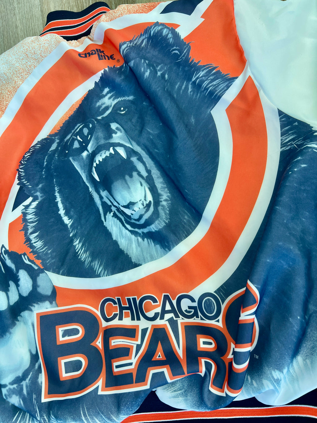 Vintage Chicago Bears '80s Fanimation Windbreaker Jacket - L/XL