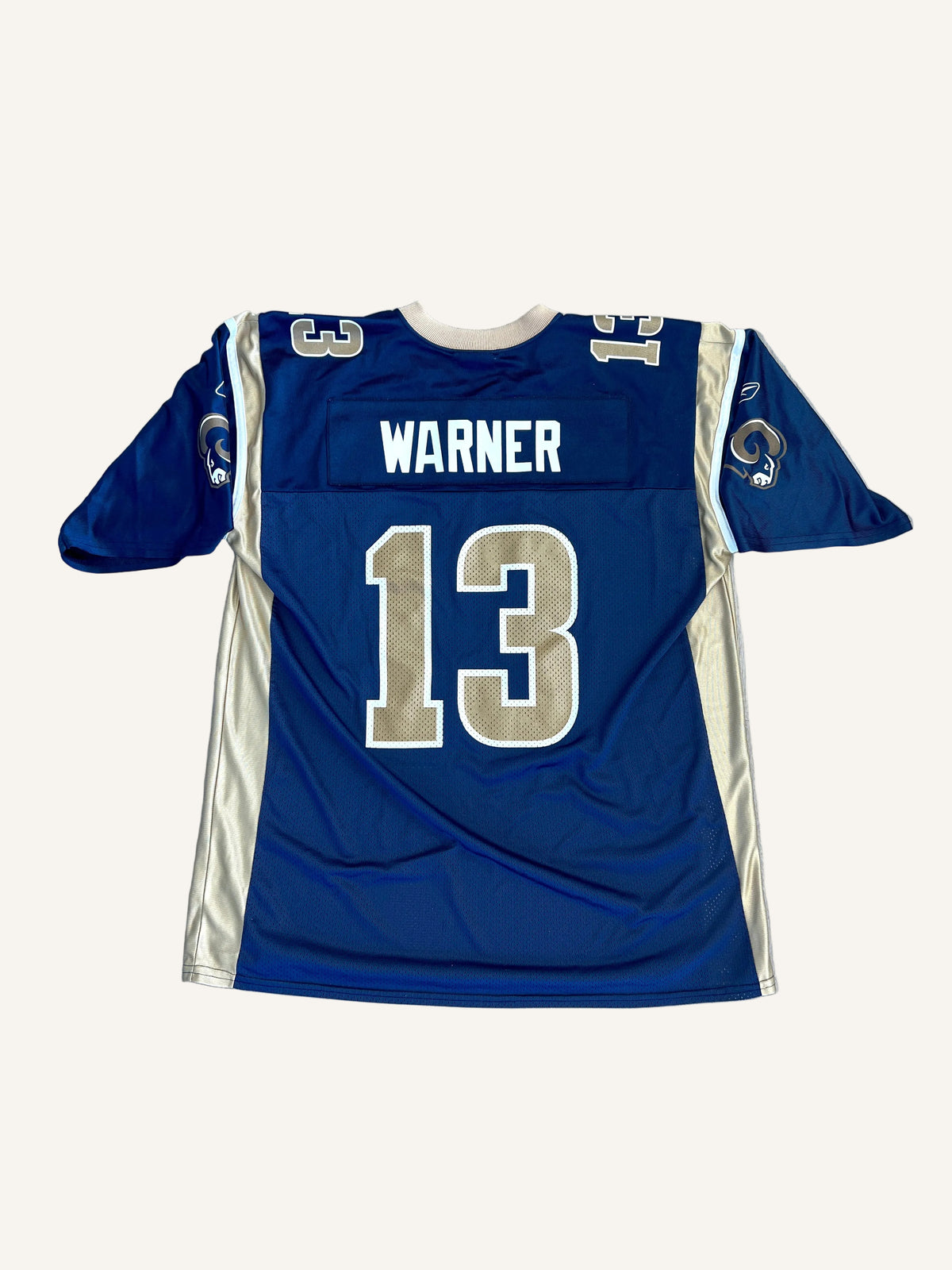 Vintage St. Louis Rams Kurt Warner '00s Reebok Jersey - XL